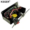KSGER Mini T12 Soldering Station DIY STM32 V3.1S OLED T12 Iron Tips Welding Kits ABS Plastic Handle Zinc Stand Quick Heating 4