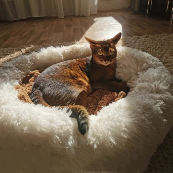 Super Soft Dog/Cat Bed Plush iLovPets.com