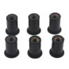 Rubber Well Nuts   M6  Rubber Well Nuts   for Motorcycles Kayak Canoe Boats Well Nuts 1