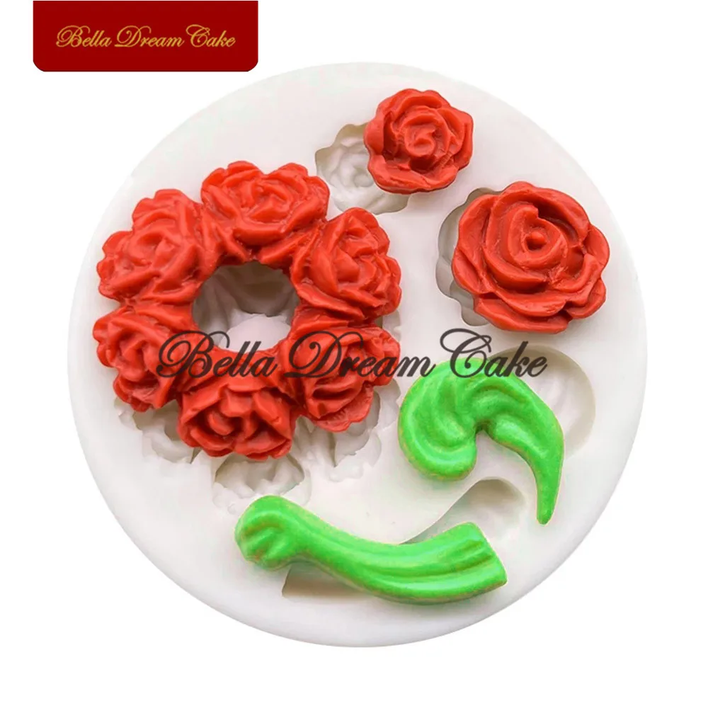 Stampi in silicone per cottura a forma di fiore di rosa Stampi per fondente fai da te Pasticceria Strumento per decorare torte al cioccolato – acquista a prezzi convenienti sul marketplace