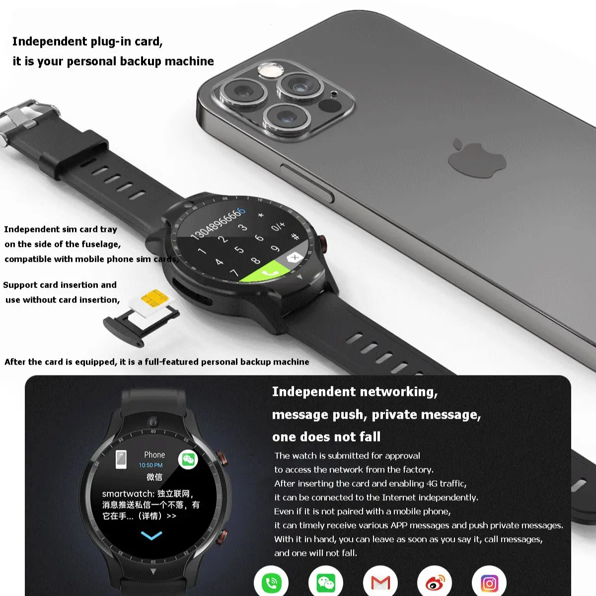 4g standalone smartwatch Clearance