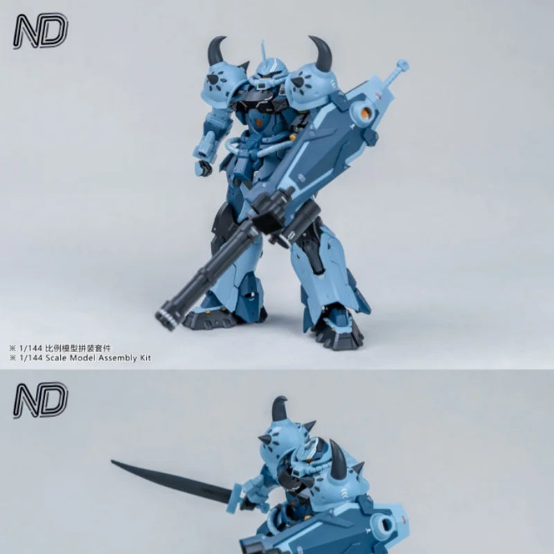 재고 있음 NIDAI 모델 1/144 MS-07B-3 Gouf 맞춤형 액션 피규어 외관 조립 모델 키트 애니메이션 로봇 플라스틱 모델 장난감 선물