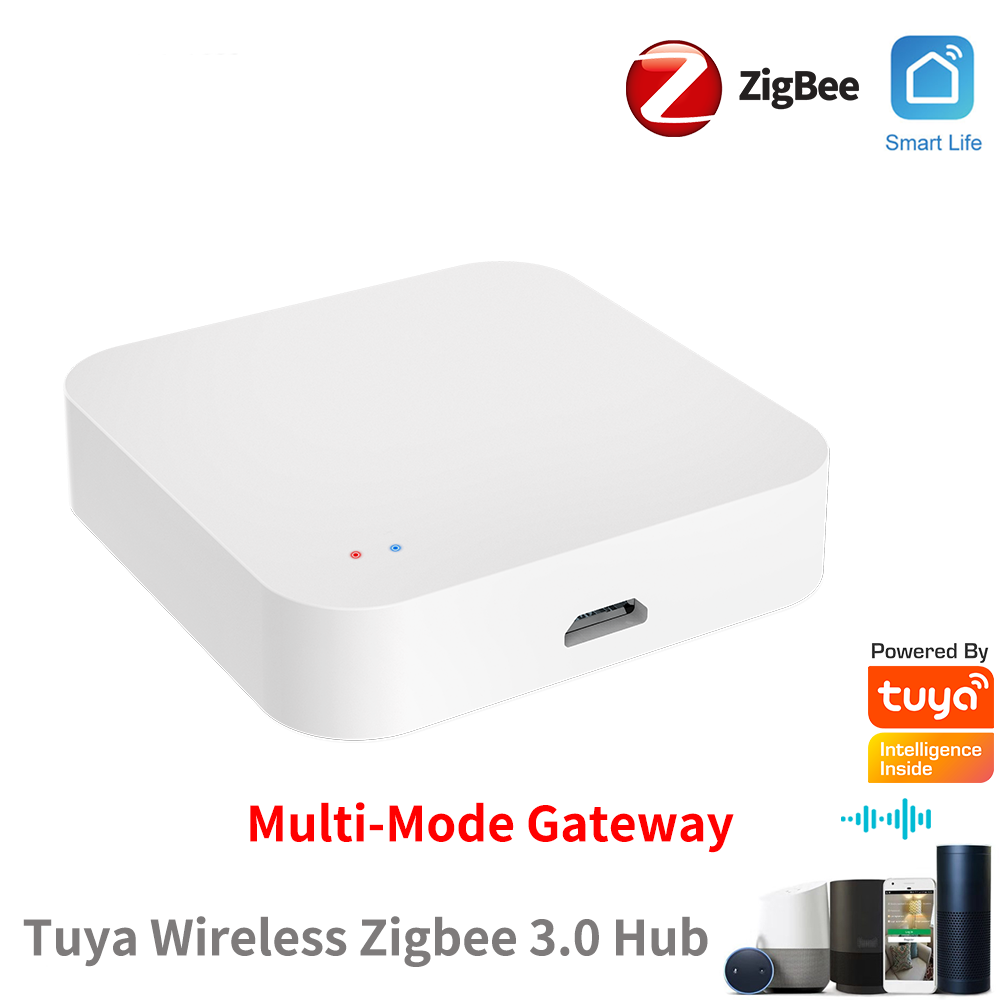 Tuya Zigbee Wireless Hub Gateway For Smart Home Automation for Zigbee Devices Via Smart Life Works with Alexa Google Home