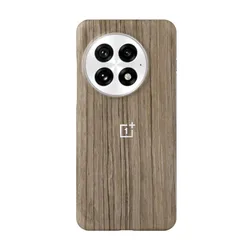 Official Original Wood Grain Magnetic Slim Matte Back Cover Case - OnePlus 13 (Brown)