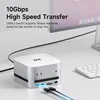 Hagibis USB C Hub with M.2 SSD Enclosure Type-C Docking Station for Mac mini M4/M4 Pro 4K 60Hz USB 3.2 Gen2 SD/TF 4.0 Dock Stand 5