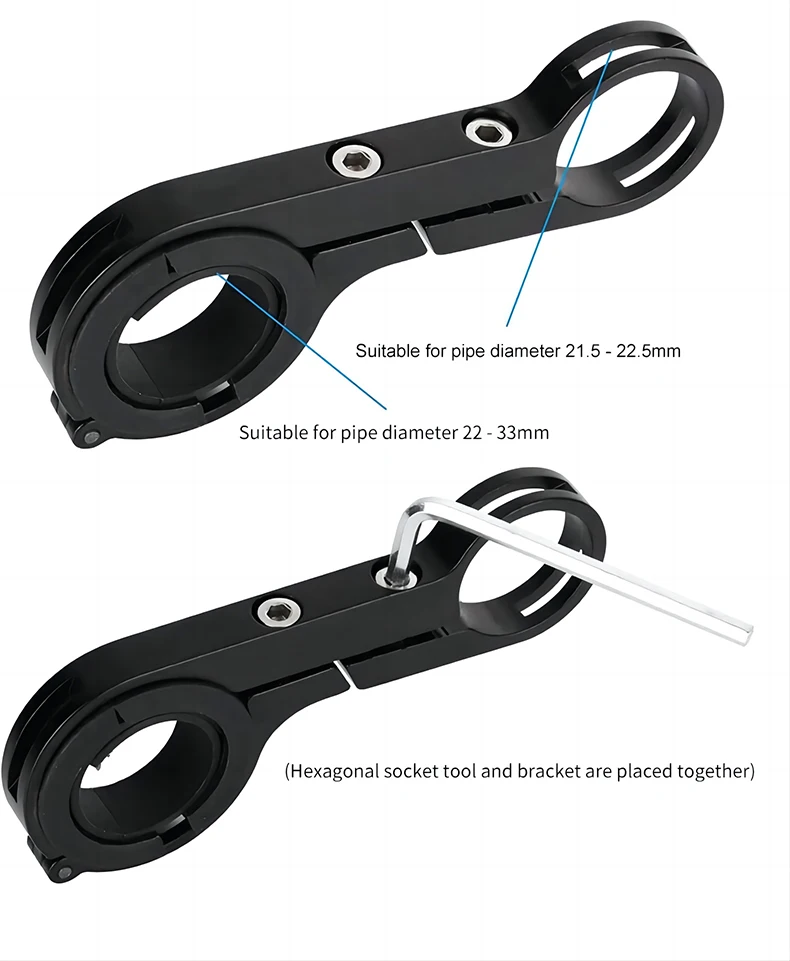 Fahrradlenker-Verlängerungshalterung, Verlängerungsrahmen, Carbonrohr, Doppelrahmen, Reitclip, 20 cm – Detail 7