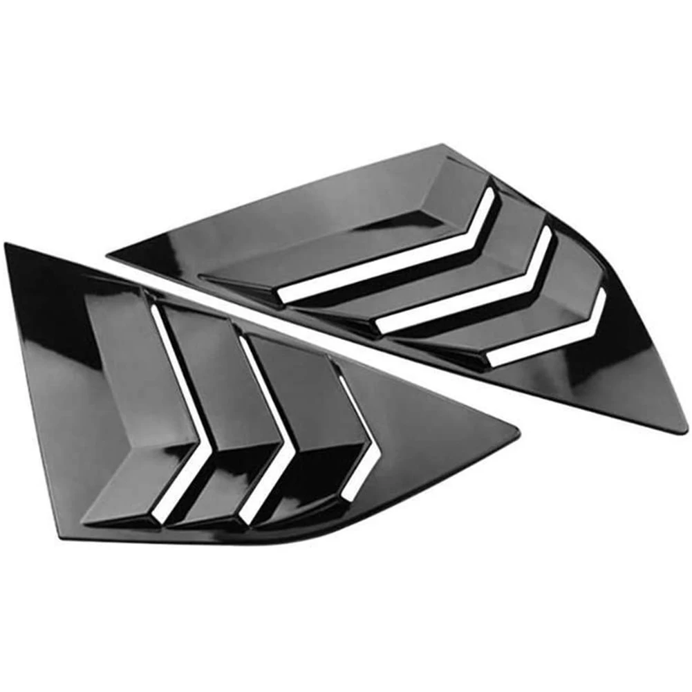 Persiane Per Lunotto Posteriore Per Auto Persiane Laterali Tuyere Vent Persiane Per Lunotto Posteriore Per Ford Focus St Mk3 Hatchback, Nero Brillante