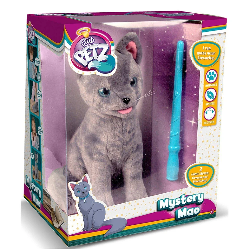 Club Petz Mystery Mao Electronic Interactive Plush Toy for