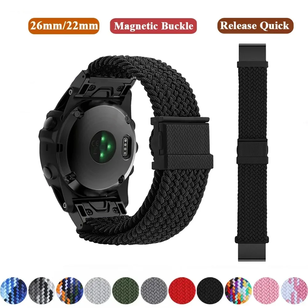 Braided Nylon Quick Release Wristband – Premium Watch Strap Bracelet Accessories