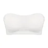 102358-0399c4.jpg Soutien-gorge sans bretelles sans couture pour femmes, rembourré amovible, haut en soie glacée douce, sous-vêtements sans bretelles, sûr, antidérapant, Push Up, haut tubulaire Sexy