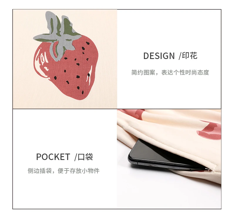 Nuova estate 100% pigiama di cotone per le donne pigiama Kawaii di