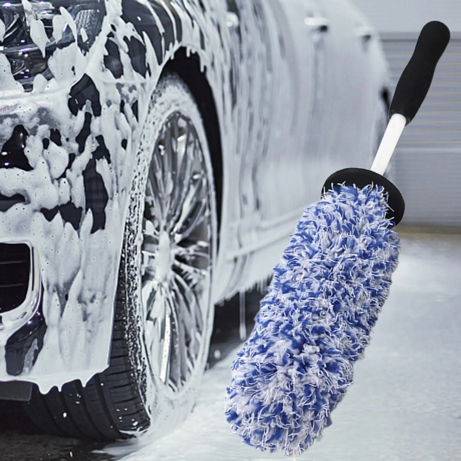 Car Wheel Rim Cleaning Brush Car Cleaning Supplies Universal Wheel Brush Cleaning Tool for Car Wheel Hub Rims Tires Tire