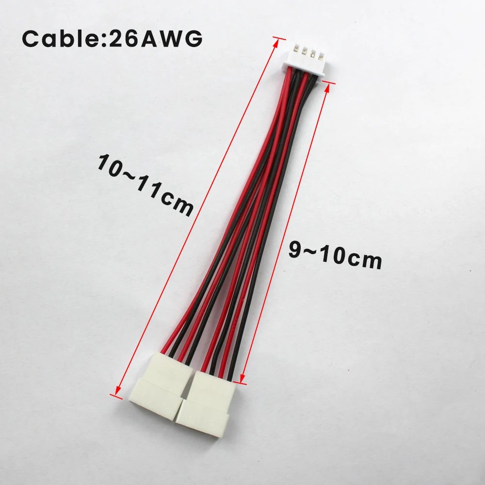 XH2.54 Y-스플리터 케이블 남성-여성 커넥터 26AWG 팬 케이블 2핀 3핀 4핀 5핀 6핀 전원 연장 코드 터미널 케이블