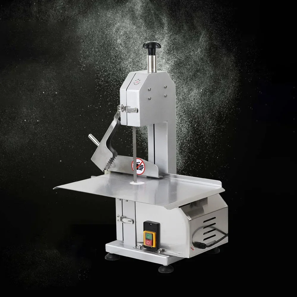 Commercial Desktop Electric Bone Saw Cutter Bone Cutter Small Bone Processor Household Electric  Saw Cutting Machine 2
