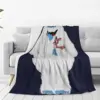 Christmas Abominable Snowman With Rudolph Blankets Flannel Warm Throw Blankets Throw Blanket For Couch Travel Throws Bedspread 2