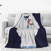 Christmas Abominable Snowman With Rudolph Blankets Flannel Warm Throw Blankets Throw Blanket For Couch Travel Throws Bedspread 2