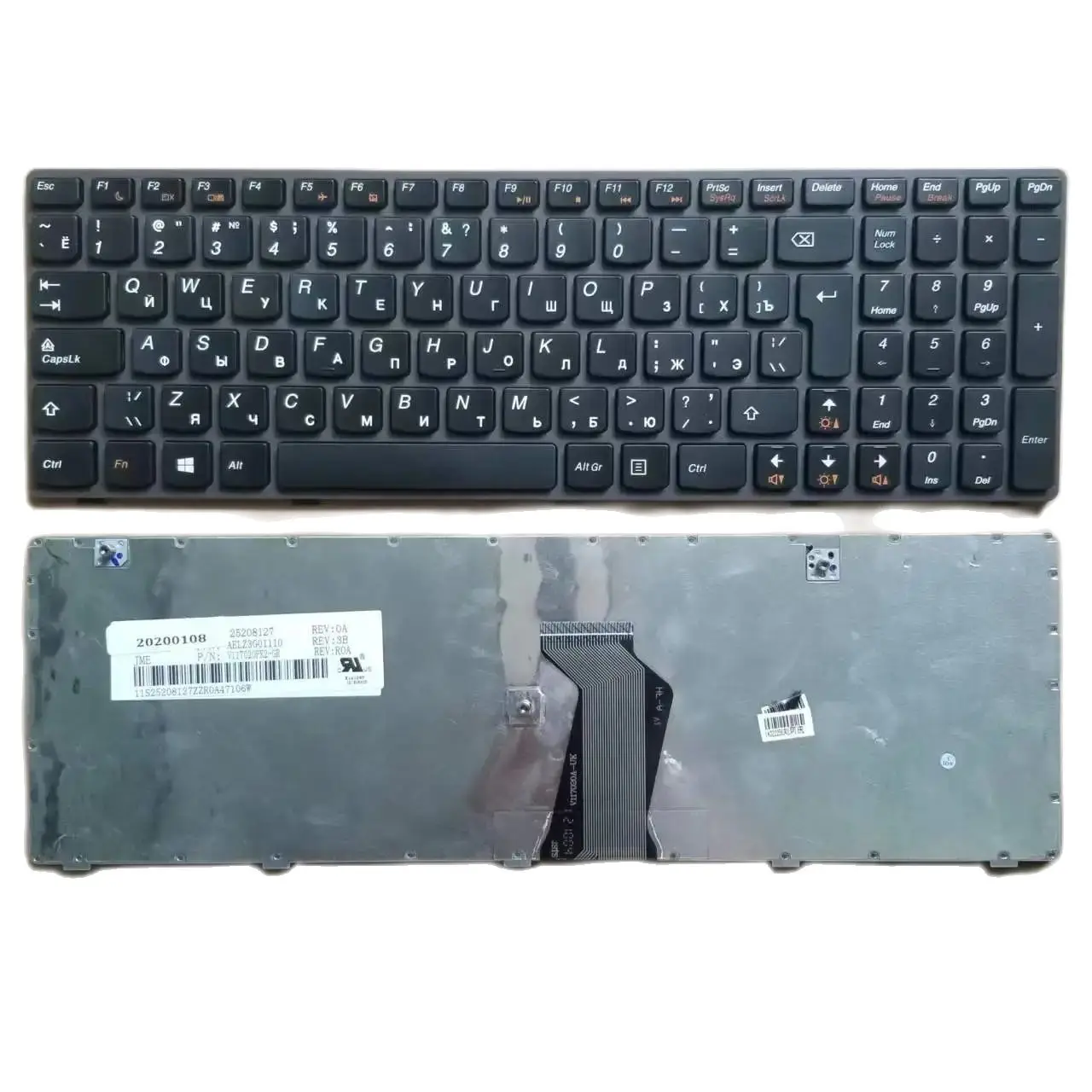 Новая русская клавиатура для Lenovo IdeaPad G570 Z560 Z565 Z570 G575