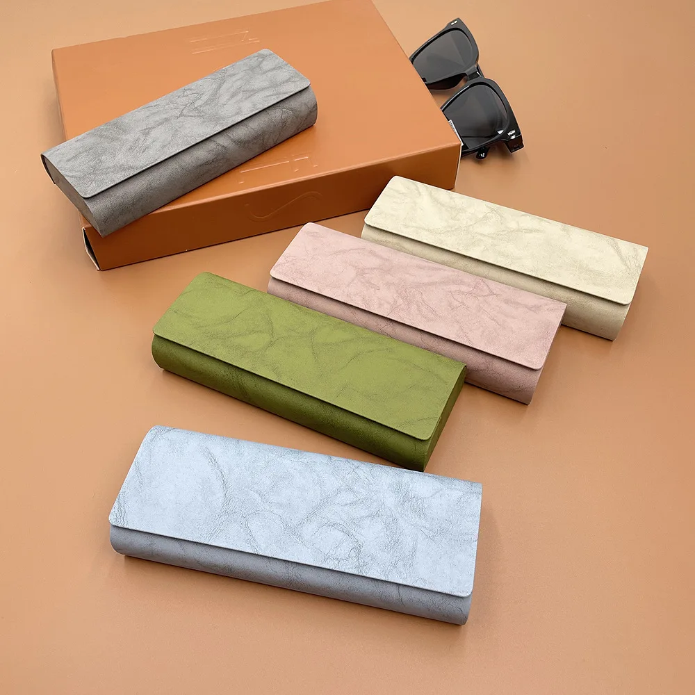 Fashion Hand Shell PU Leather Glasses Protector Case Portable Storage Bag Eyewear Holder Protective Eye Glasses Case