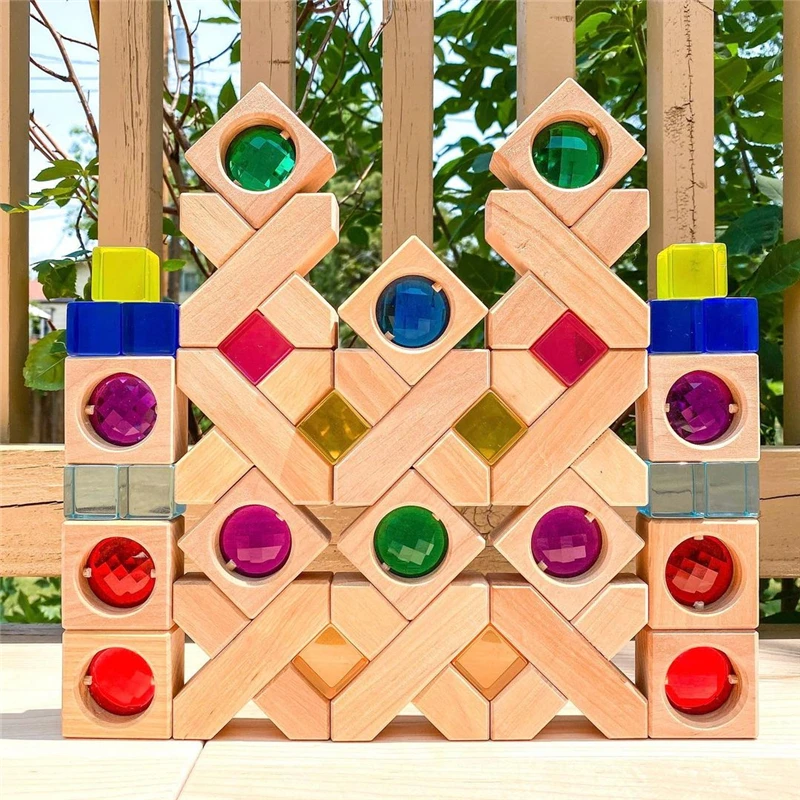 Acrylic Cubes Blocks Gem Blocks Kids Learning Color Light & Shadow Transmission Stacking Toys Baby Montessori Educational Toys 3 Acrylic Cubes Blocks Gem Blocks Kids Learning Color Light & Shadow Transmission Stacking Toys Baby Montessori Educational Toys 3