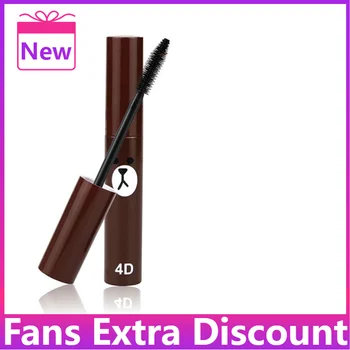 Alternative view of Fashion New Cute 4D Eye Makeup Fiber Mascara Long Black Lash Eyelash Extension Waterproof Lovely Mascara Cosmetics Mascar