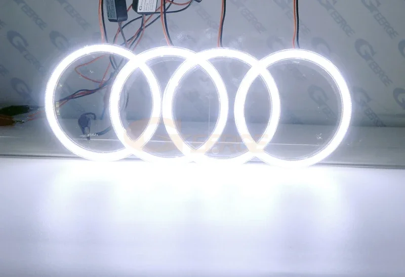 벤틀리 컨티넨탈 플라잉 스퍼 GT GTC 2003 - 2008 2009 2010용 우수한 DRL 울트라 브라이트 COB LED 엔젤 아이즈 키트 헤일로 링