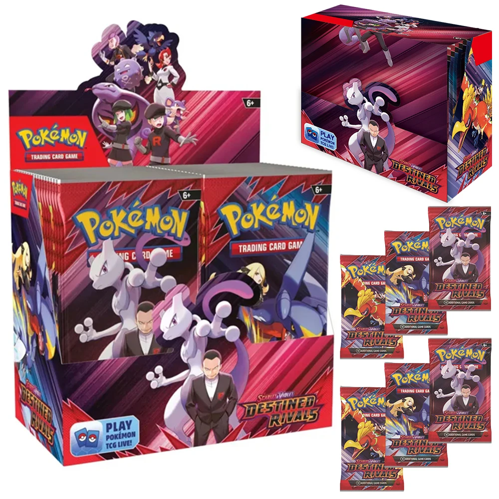 360Pcs Pokemon Destined Rivals Prismatic Evolutions Card Stellar