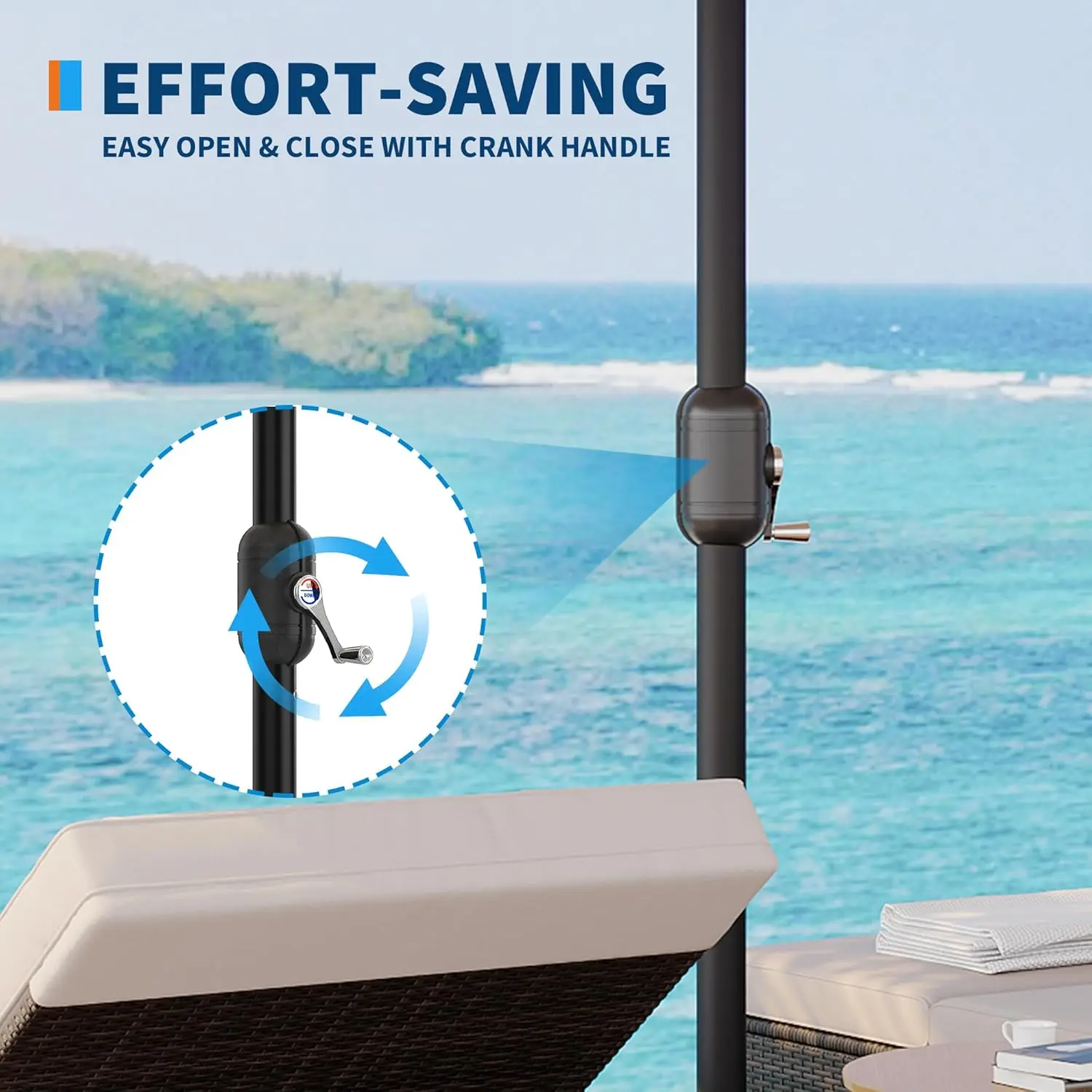 Double-Sided Outdoor Market Umbrella 6