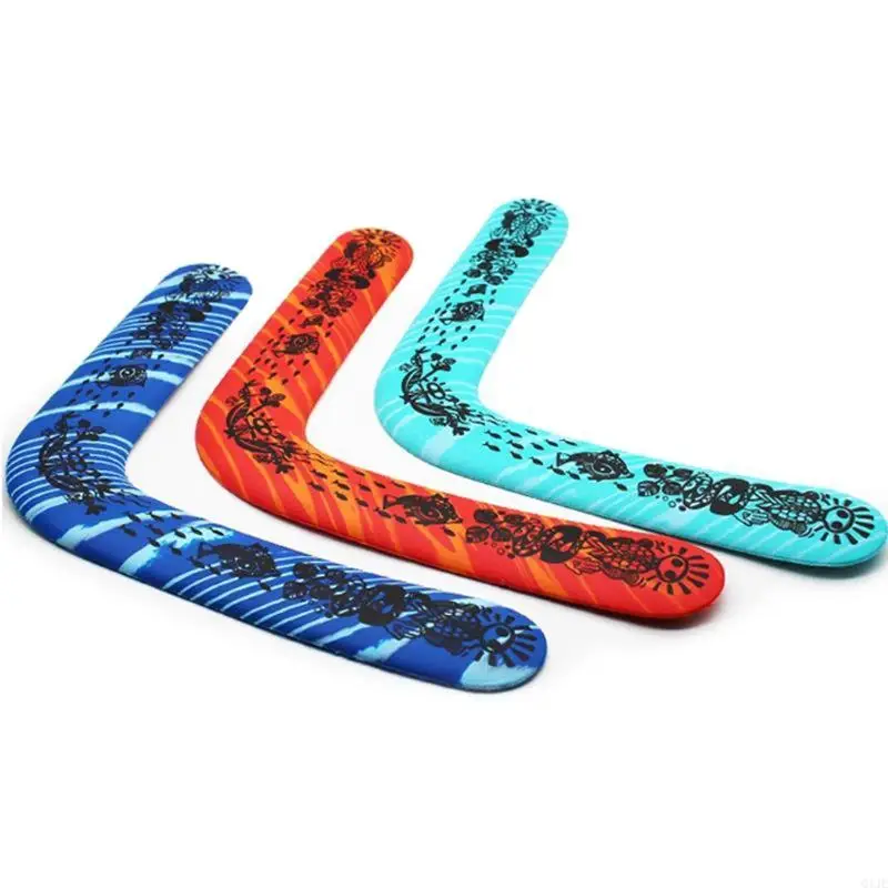 Q1JE Flying-Boomerang Returning Disc Toy Easy Flying Outdoor Game Sports for Pet Dogs
