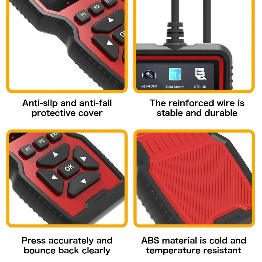 OBD2 V519 Scanner Live Data Professional Mechanic OBDII Diagnostic Code Reader Tool for Check Engine Light Read/Erase Codes 3