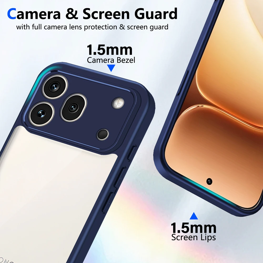 Luxury Ultra-Thin Transparent Shockproof Phone Case