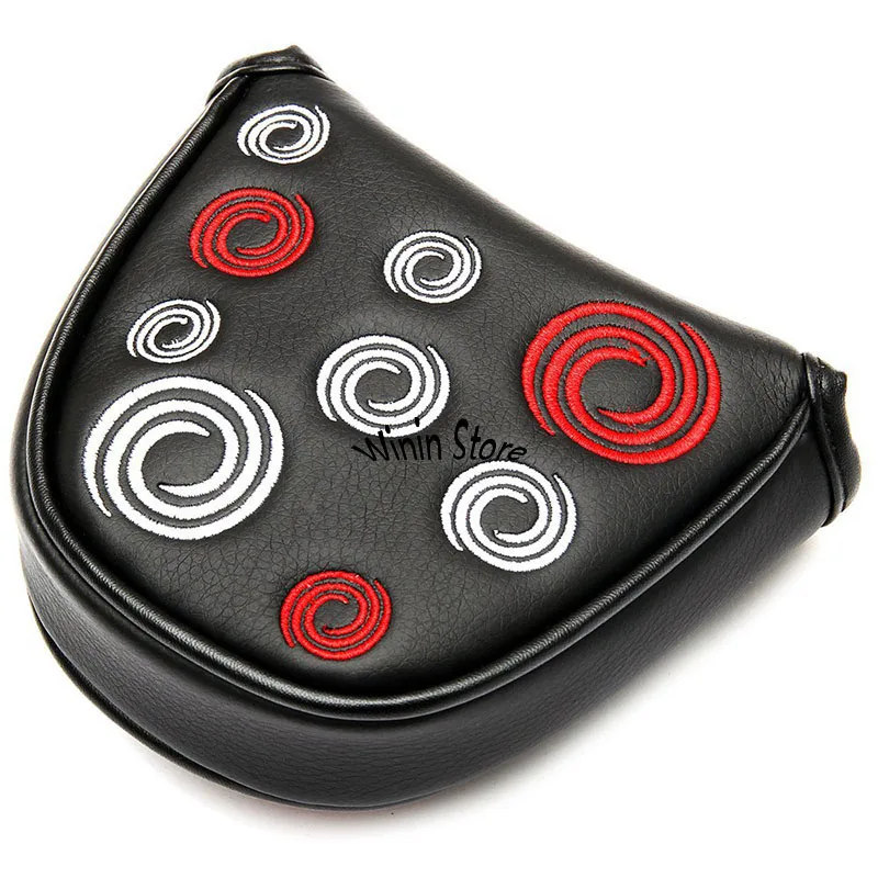 

Golf Putter Cover Magnetic Closure PU Leather Golf Club Mallet Putter Head Cover Headcover Protector Unisex Golf Gifts