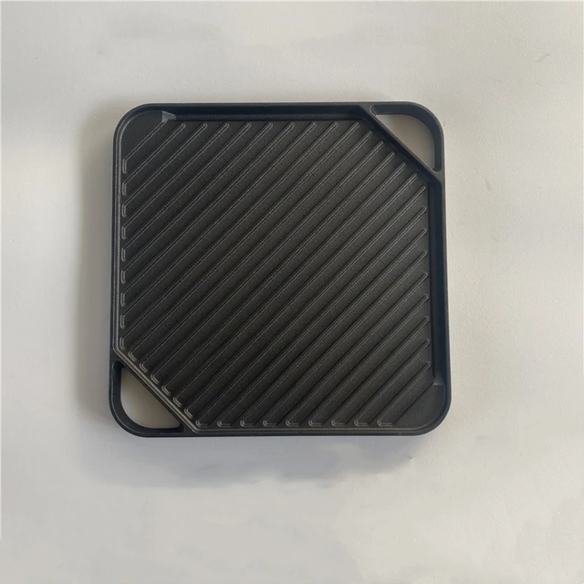 Stove Top Grill Griddle Pan Household Cast Iron Griddle Teppanyaki Plate  Thickened Rectangular Double Sided Barbecue Grill Pan - AliExpress