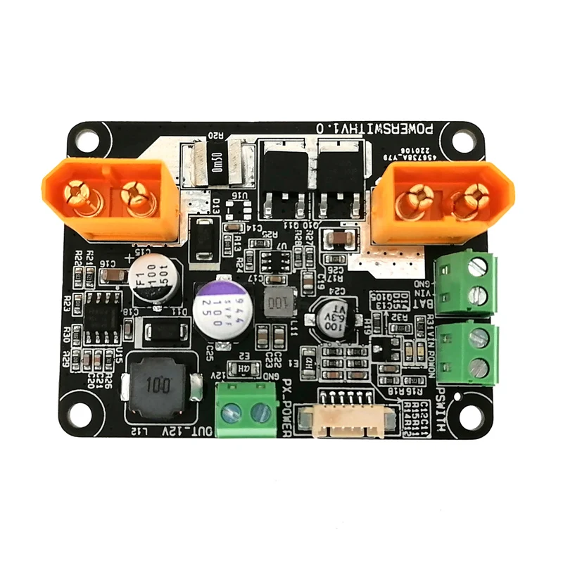 ROV Power Management Board PDB Distribution Plate Module Ammeter 40A High Current Switch Parts for RC Underwater Robots