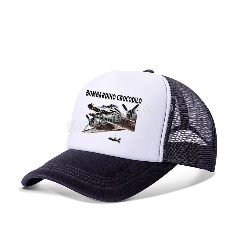 Italian Brainrot Sun Hat Sunshade Baseball Cap Adjustable