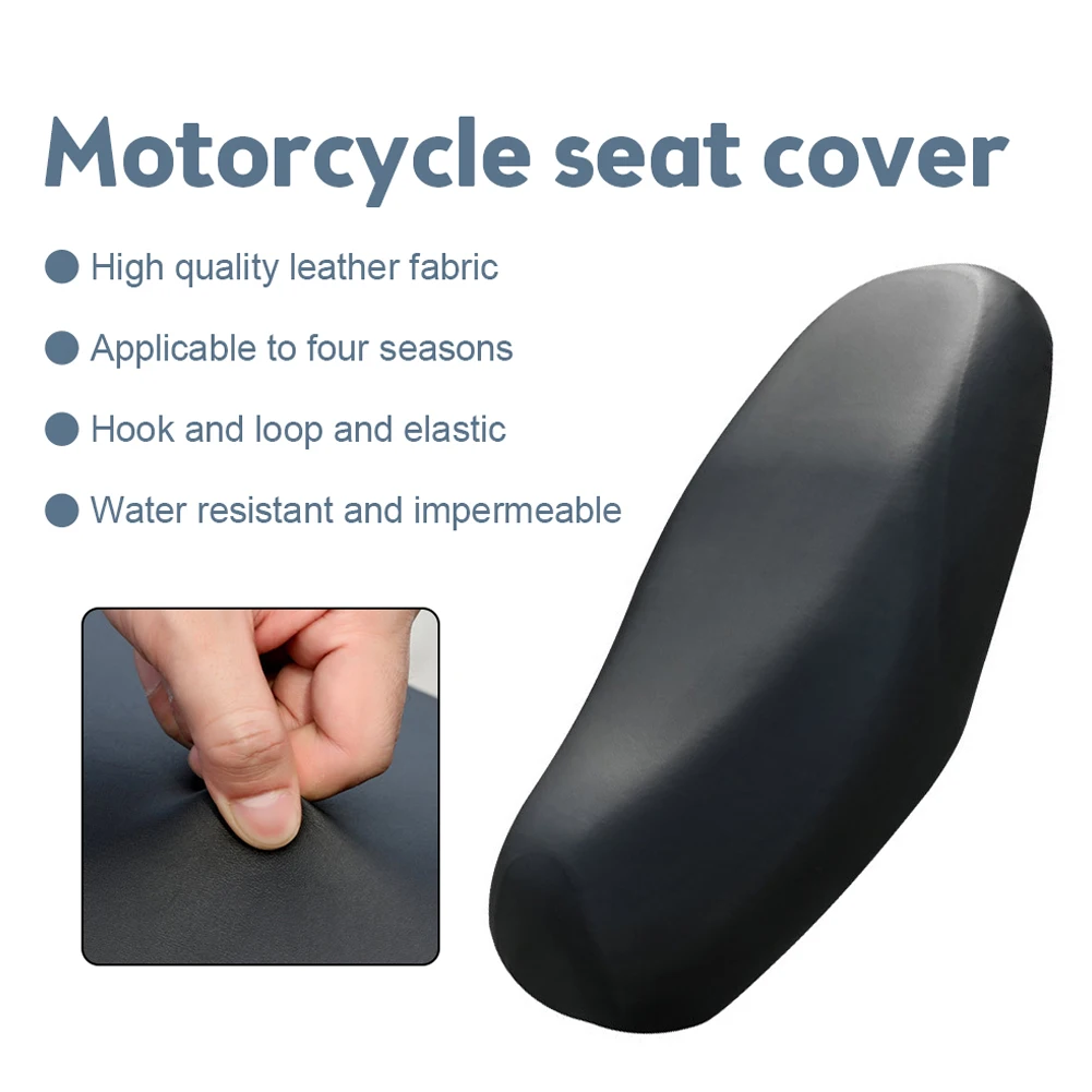 Motorcycle Rain Seat Cover Universal Flexible Waterproof Saddle Cover Black 3D Dust UV Sun Sown Protect Motorcycle Accessories