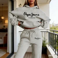 Offre spéciale quotidienne: vêtements de sport simples à manches longues pour femmes, pantalons de sport à la mode pour femmes, sweat à capuche de sport de plein air décontracté 4