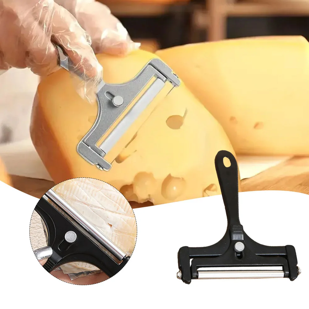 Stainless Steel Wire Cheeses Slicers With Handle Ergonomic Handle Cheese Cutter Kitchen Accessories