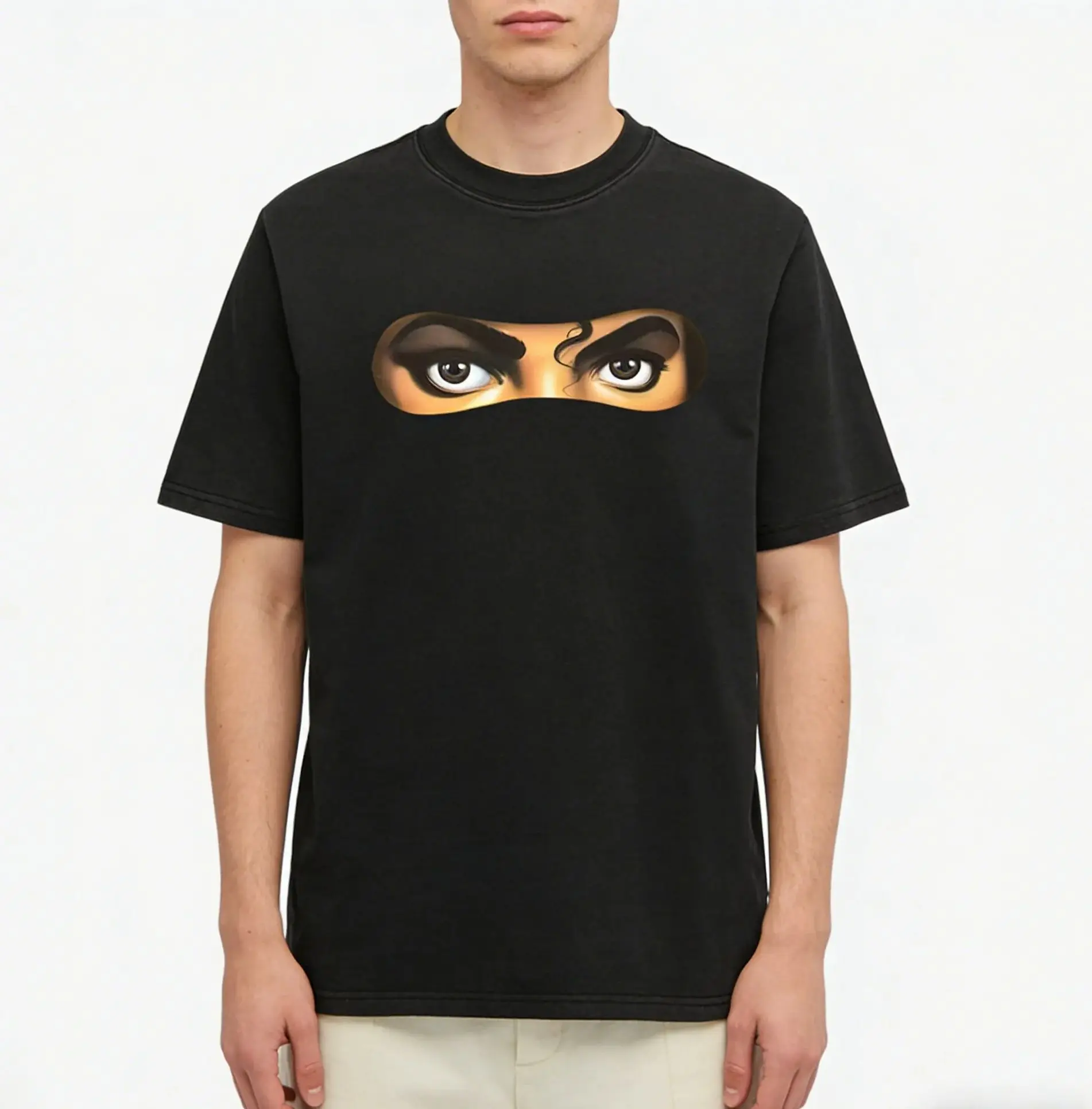 New Michael Jackson Commemorative Short Sleeve Vintage Clothing for Men and Women Kid Adults Children Parent Child Cotton TShirt