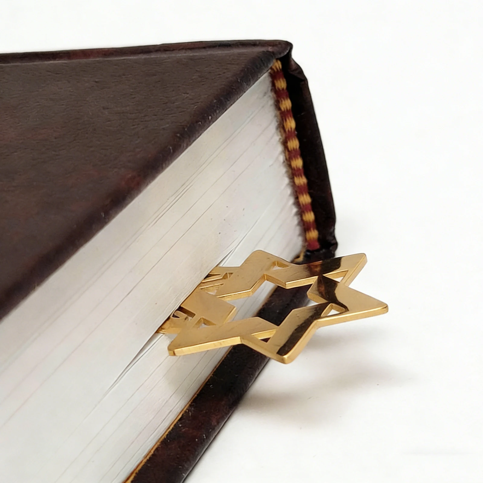 맞춤형 다윗의 별 책갈피, 새겨진 텍스트 로고 펜던트, 스테인리스 스틸 쥬얼리, 남녀 공용 개인 맞춤 부적, 유대교 선물