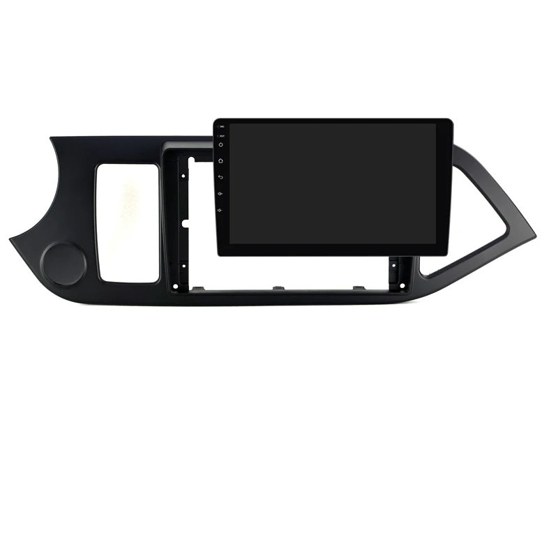 9" Android Car Radio Frame GPS Navigation Audio Head Unit Mount Panel Auto Fascia Fitting Kit For KIA Morning 2011- MEKEDE