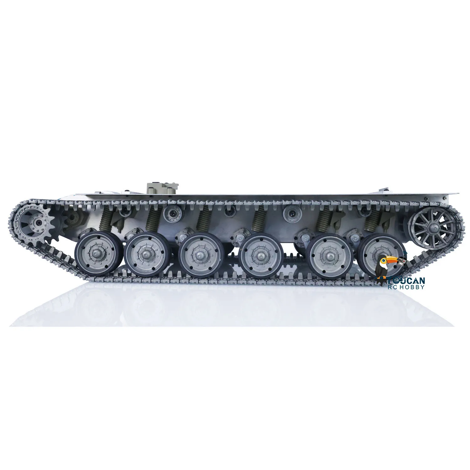 Metal Chassis Tracks Wheels With Sealed Gearbox Sprock Idles for 1/16 Heng Long 3958 RC Battle Tanks IDF Merkava MK IV TH22665 2