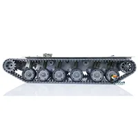 Metal Chassis Tracks Wheels With Sealed Gearbox Sprock Idles for 1/16 Heng Long 3958 RC Battle Tanks IDF Merkava MK IV TH22665 2