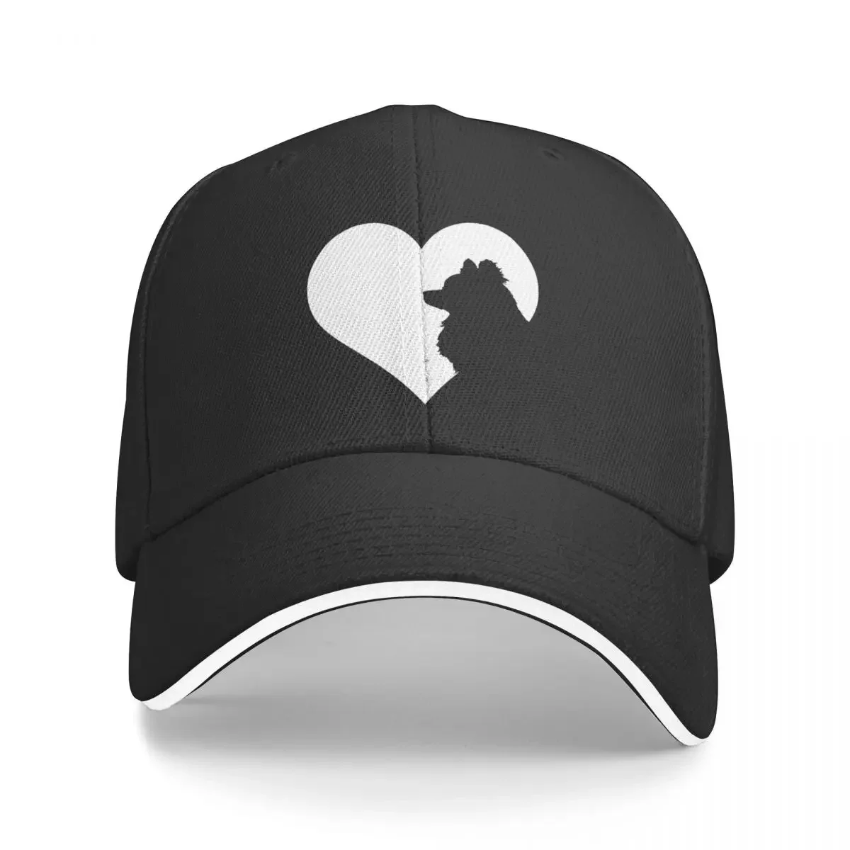 

The Heart of the Pomeranian Lover Baseball Cap Rugby custom Hat Woman Men's
