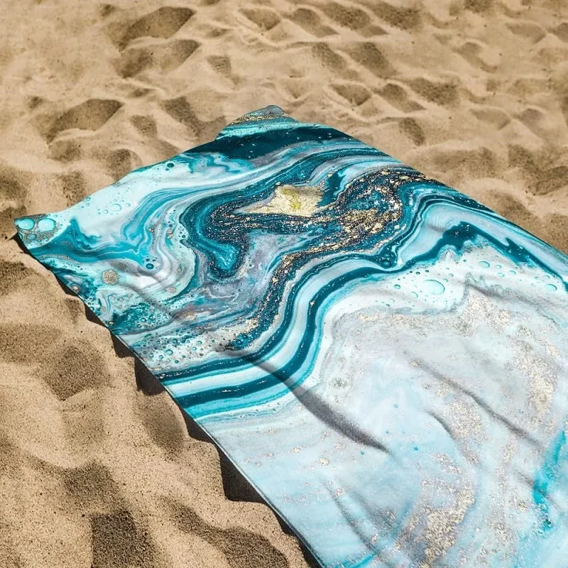 Scorpion Retro Microfiber Beach Towel - Quick Dry, Sand Free, Oversized For Travel & Pool - View #5