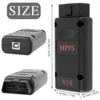 MPPS SMPS V18 ECU Programming Tool Professional Tricore Cable Programmer Premium MAIN TRICORE MULTIBOOT ECU Chip Tuning 3
