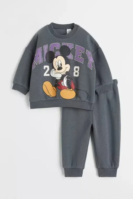2024 Spring/autumn New Children's Sweatshirt Set Loose Fashion Kids Clothing Long Sleeve Suit O-neck Hoodie + Sweatpants 2pc/set
