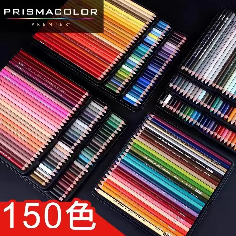 PRISMACOLOR Color Pencil Set 150 Color Iron Box Oil Professional