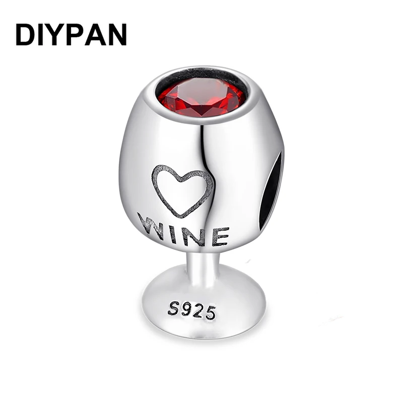 Compatible con pulsera Original, de cristal de vino, joyería artesanal, AliExpress