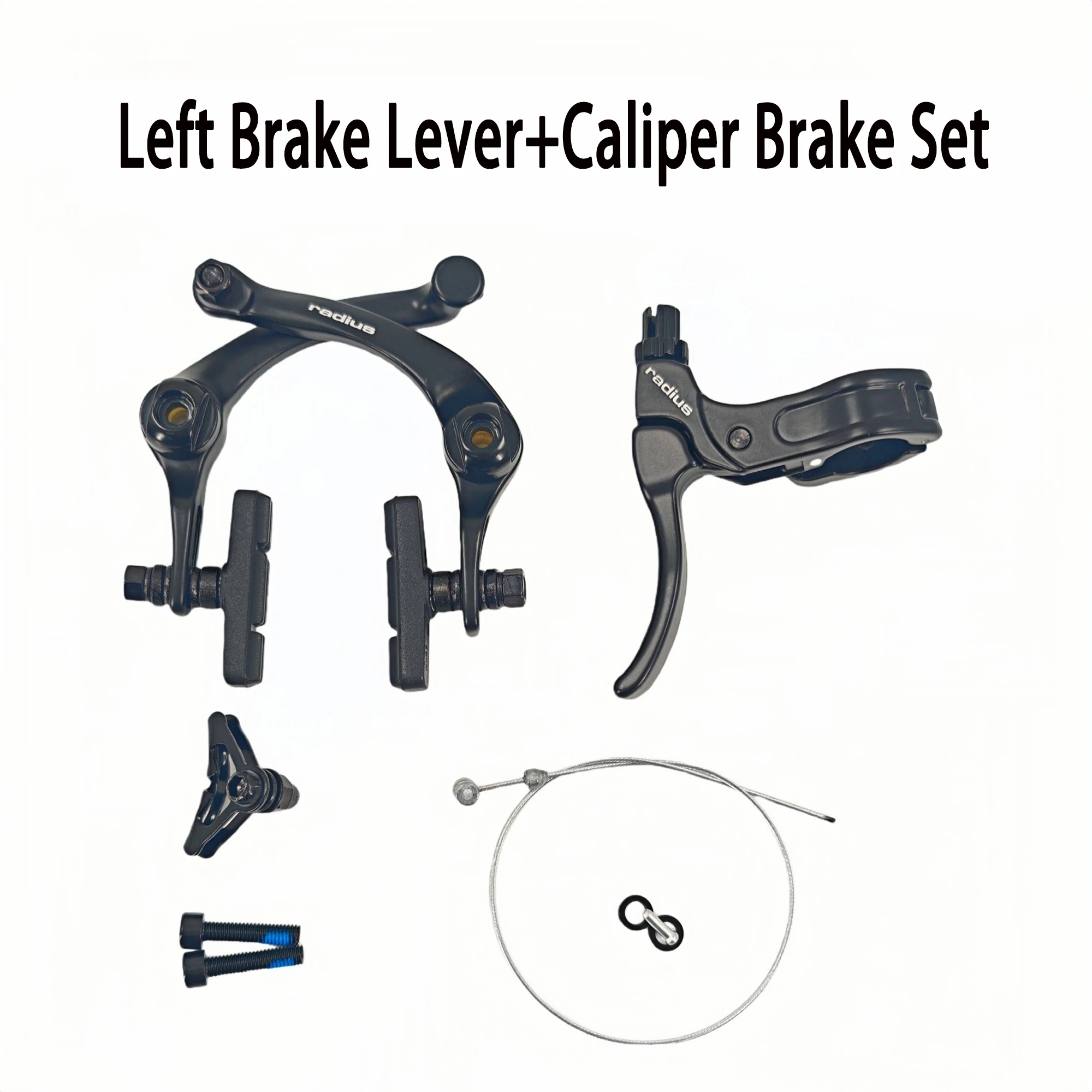 BMX-Bremssatz, ultraleichte Aluminiumlegierung, BMX-Fahrradbremslenker, 22,2 mm, kompatibel mit U-Bremse, universelle Fahrradbremshebel – Detail 4
