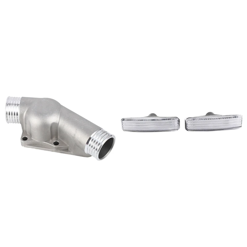 

Крышка корпуса термостата с прокладкой для Bmw M3 Z3 E34 E36 с 1 парой детской лампы, белый корпус для замены объектива